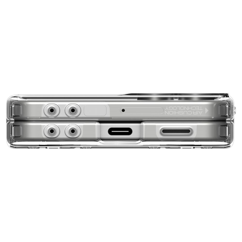 Spigen Ultra Hybrid Pro Mag MagSafe - Etui do Samsung Galaxy Z Flip 7 (Clear/White)