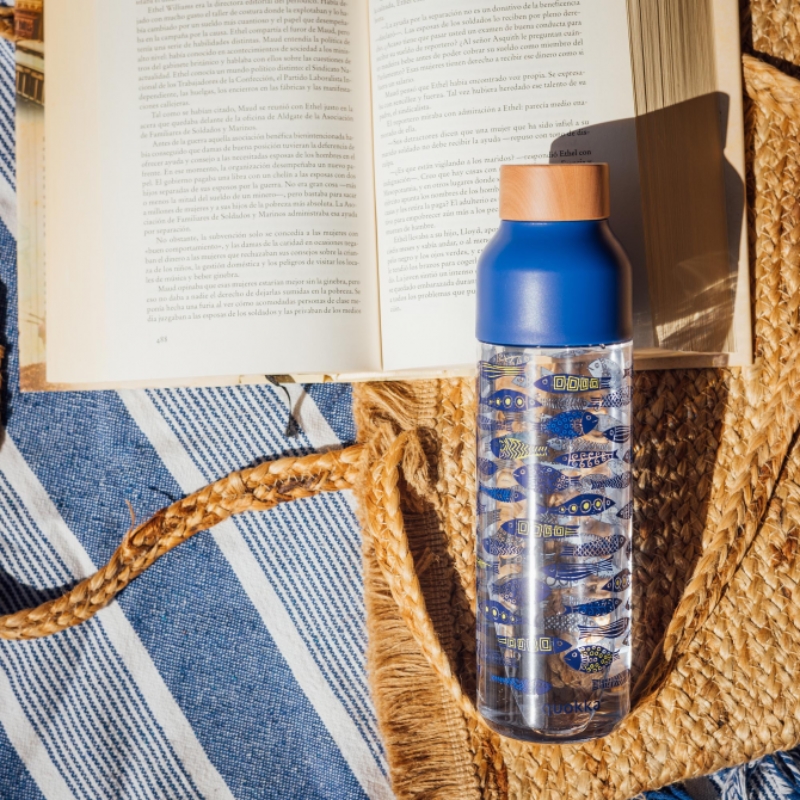 Quokka Ice - Butelka na wodę ecozen 840 ml (Sea Fish)