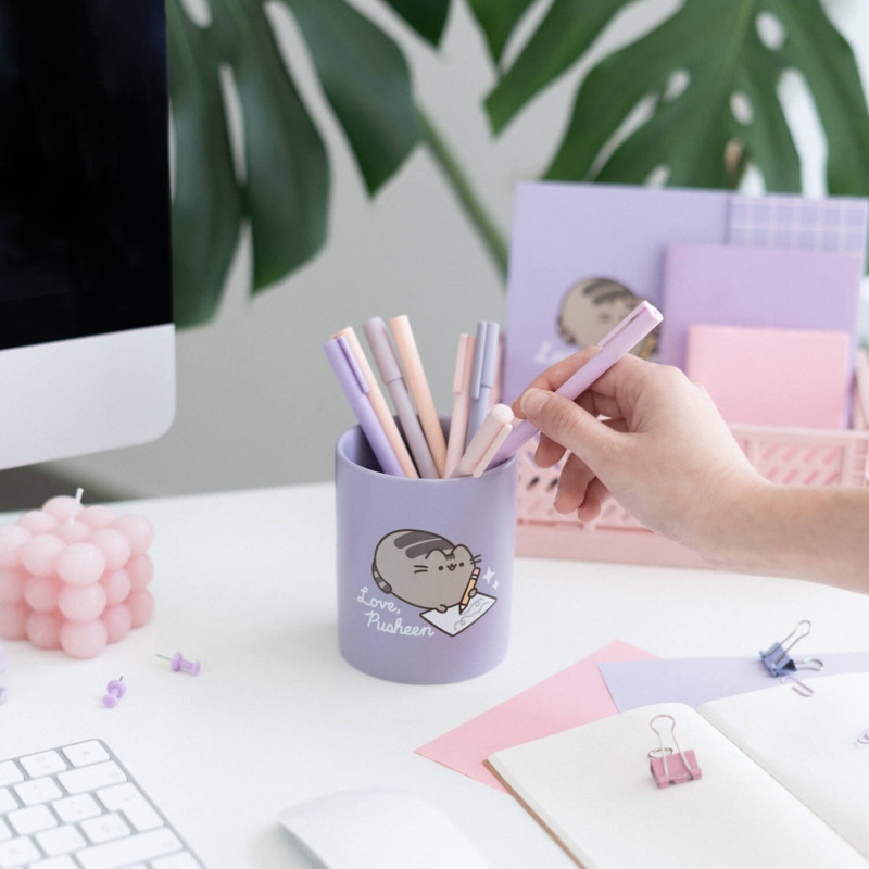 Pusheen - Przybornik / organizer ceramiczny na biurko z kolekcji Moments