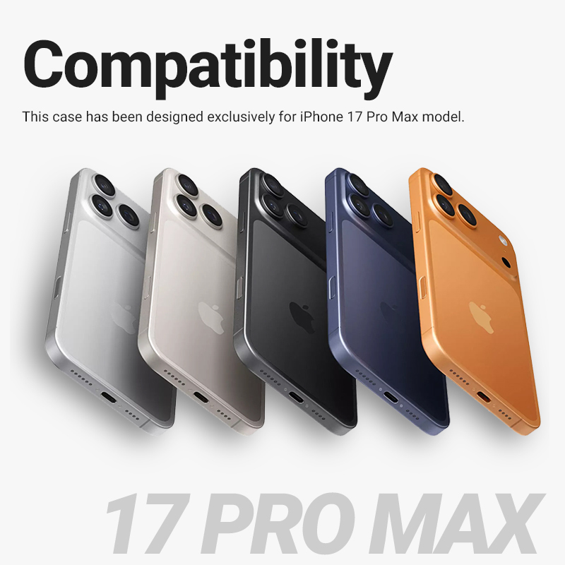 Crong Clear MAG Cover - Etui MagSafe iPhone 17 Pro Max (przezroczysty)