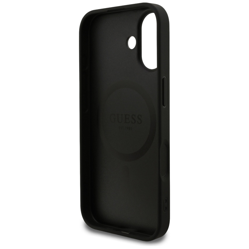 Guess 4G Small 4G and Classic MagSafe - Etui do iPhone 17 (czarny)