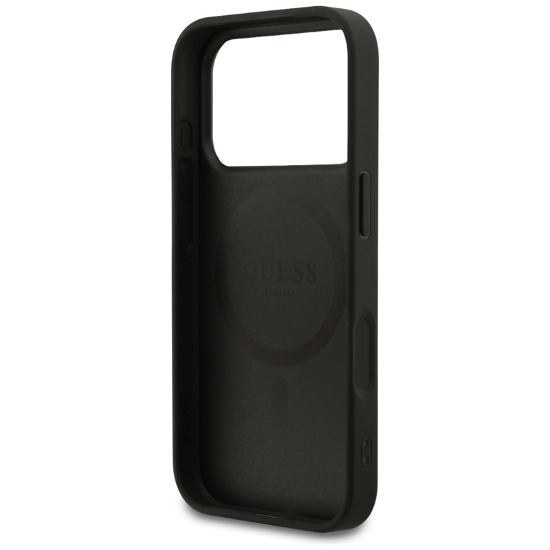 Guess 4G Small 4G and Classic MagSafe - Etui do iPhone 17 Pro (czarny)