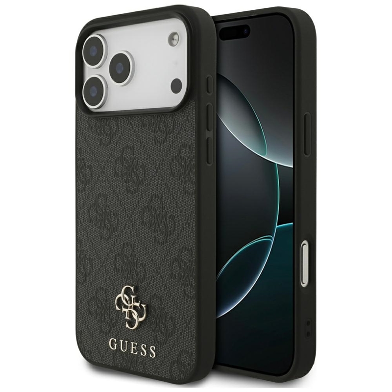 Guess 4G Small 4G and Classic MagSafe - Etui do iPhone 17 Pro Max (czarny)