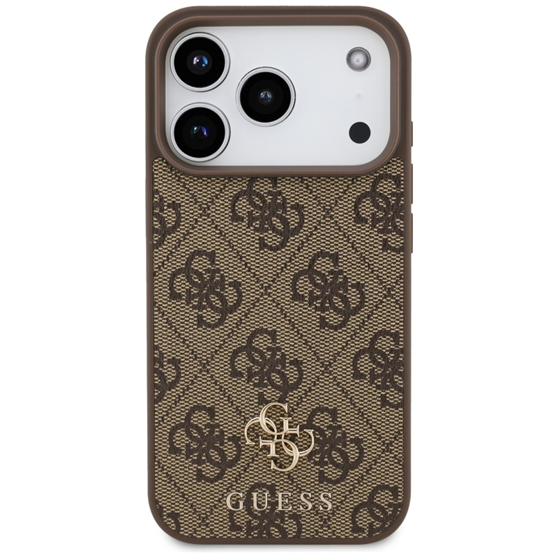 Guess 4G Small 4G and Classic MagSafe - Etui do iPhone 17 Pro (brązowy)