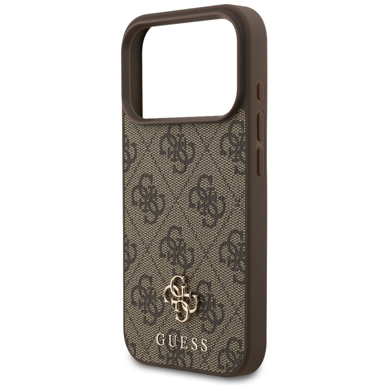 Guess 4G Small 4G and Classic MagSafe - Etui do iPhone 17 Pro (brązowy)