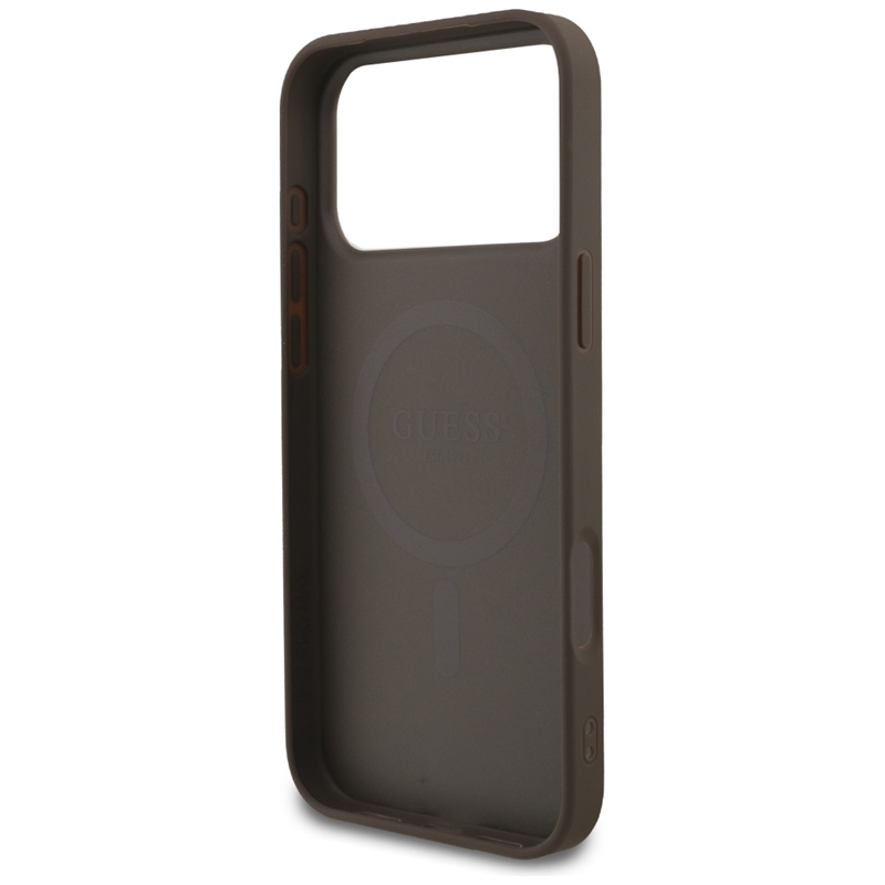 Guess 4G Small 4G and Classic MagSafe - Etui do iPhone 17 Pro Max (brązowy)
