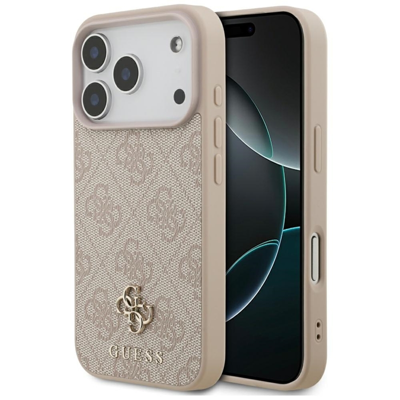 Guess 4G Small 4G and Classic MagSafe - Etui do iPhone 17 Pro (różowy)