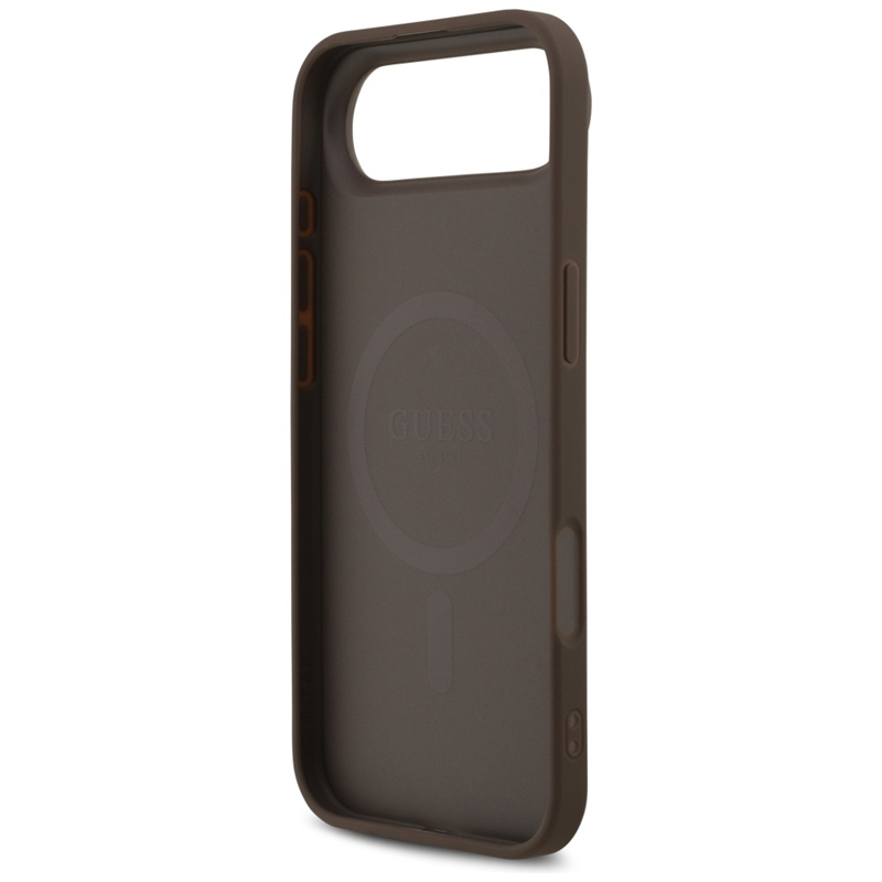 Guess 4G Printed Stripes MagSafe - Etui iPhone 17 Air (brązowy)
