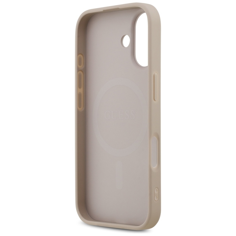 Guess 4G Printed Stripes MagSafe - Etui iPhone 17 (różowy)