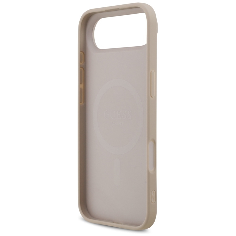 Guess 4G Printed Stripes MagSafe - Etui iPhone 17 Air (różowy)