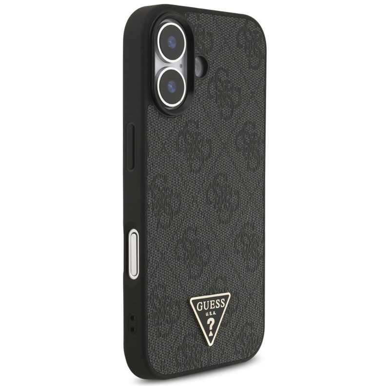 Guess 4G Strap Triangle Logo MagSafe - Etui do iPhone 17 (czarny)