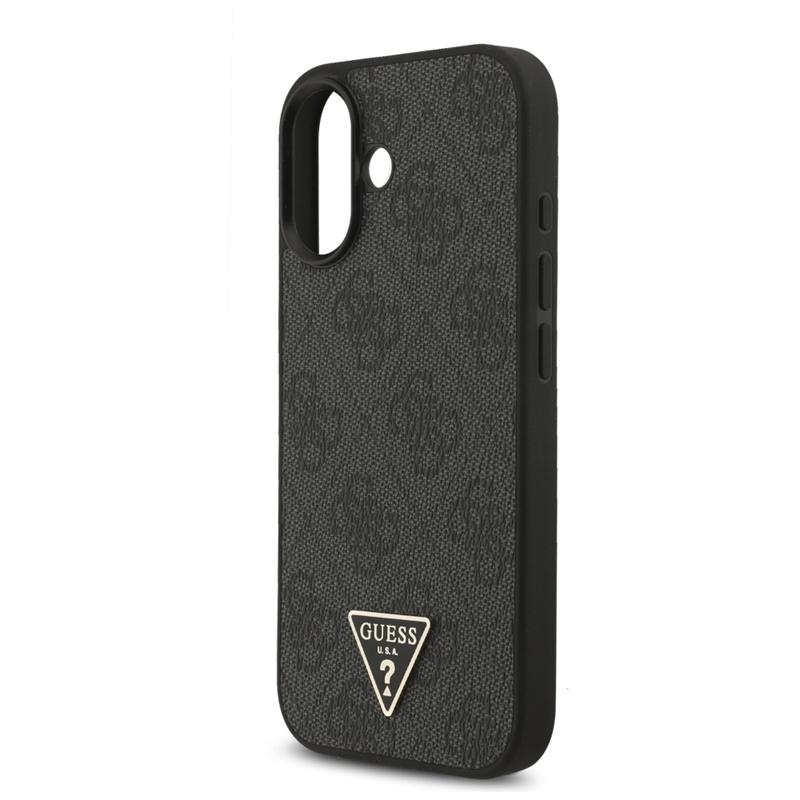 Guess 4G Strap Triangle Logo MagSafe - Etui do iPhone 17 (czarny)