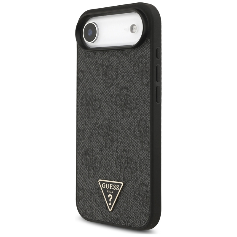 Guess 4G Strap Triangle Logo MagSafe - Etui do iPhone 17 Air (czarny)