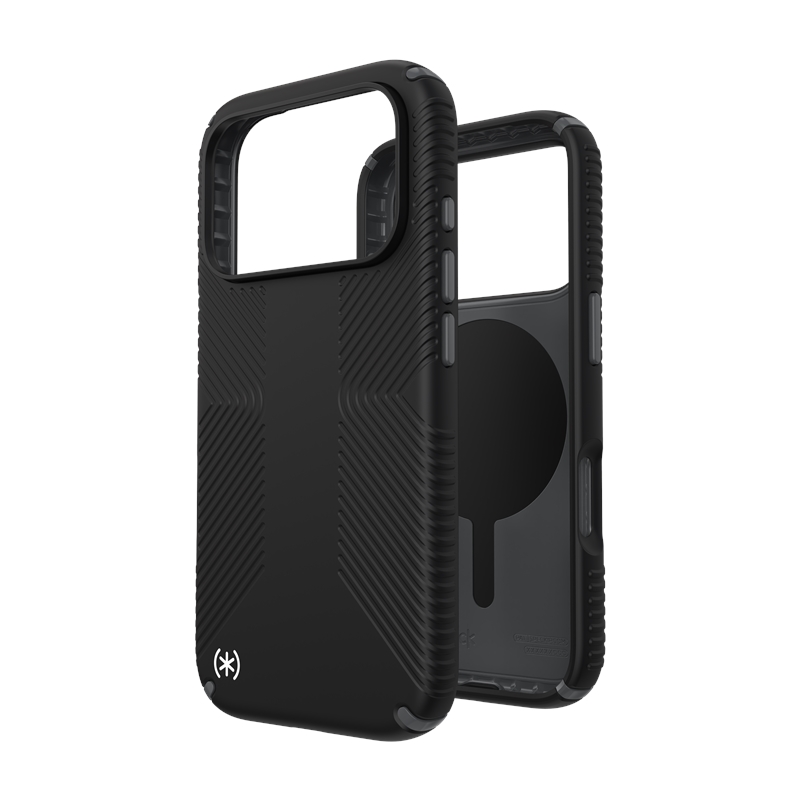 Speck Presidio2 Grip MagSafe - Etui iPhone 17 Pro (Black / Slate Grey / White)