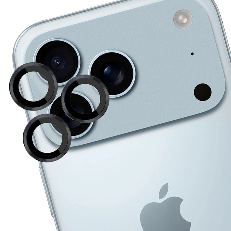 3mk Lens Protection Pro - Szkło na obiektyw aparatu iPhone 17 Pro / iPhone 17 Pro Max (Black)