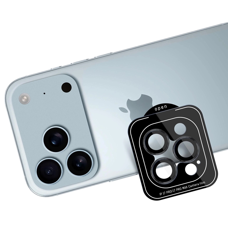 3mk Lens Protection Pro - Szkło na obiektyw aparatu iPhone 17 Pro / iPhone 17 Pro Max (Black)