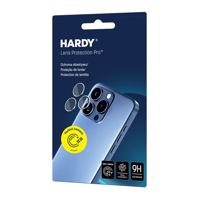 3mk HARDY Lens Protection Pro - Szkło na obiektyw aparatu iPhone 17 Air (Black)