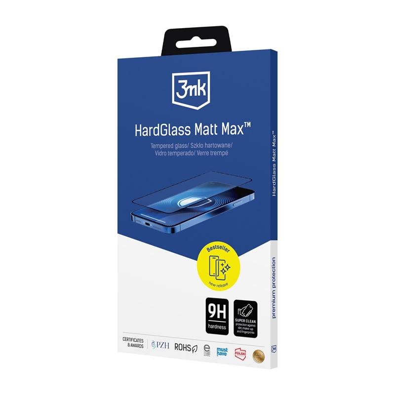 3mk HardGlass Matt Max - Matowe szkło hartowane do iPhone 17 Air