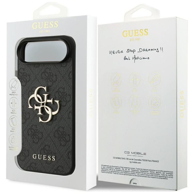 Guess 4G Big Logo - Etui iPhone 17 Air (czarny)