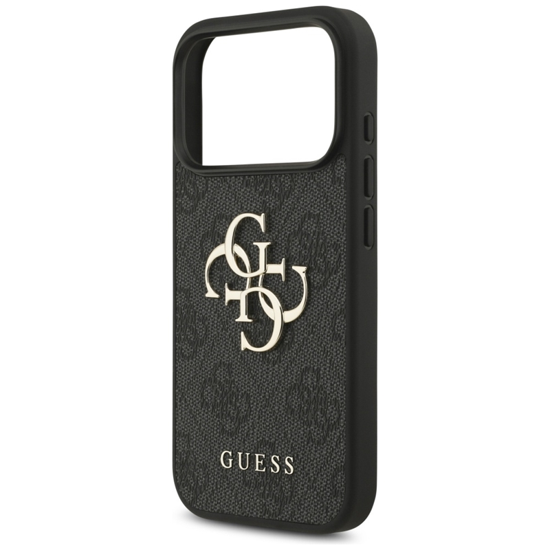 Guess 4G Big Logo - Etui iPhone 17 Pro (czarny)