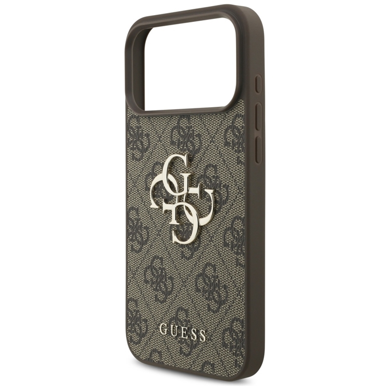 Guess 4G Big Logo - Etui iPhone 17 Pro Max (brązowy)