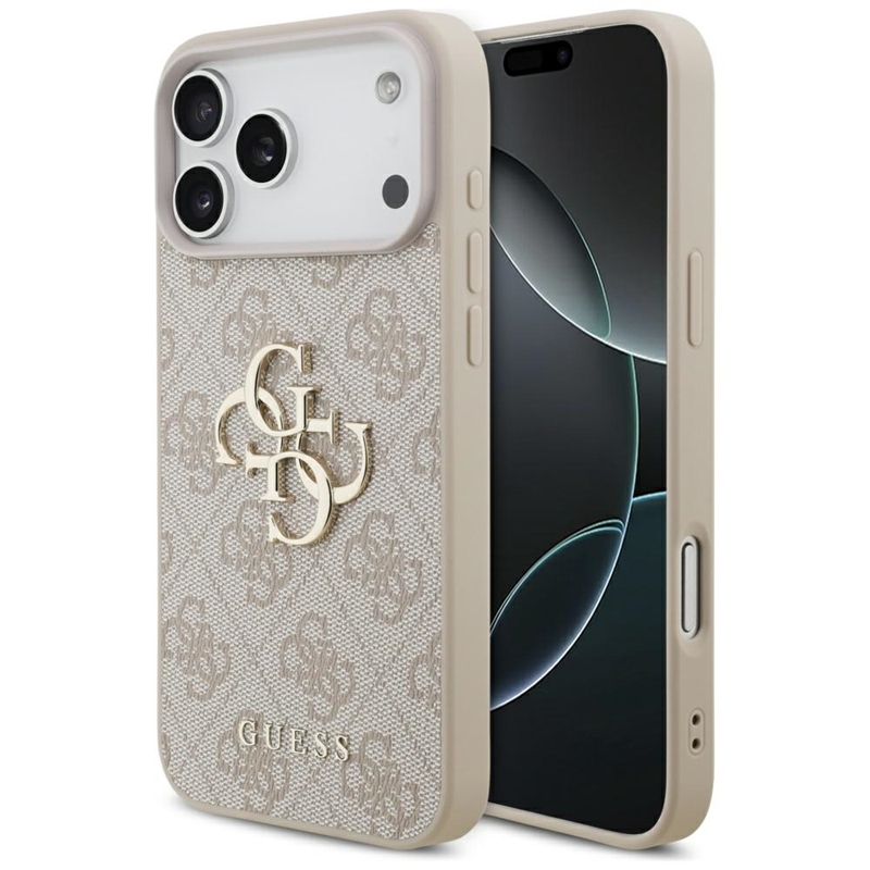 Guess 4G Big Logo - Etui iPhone 17 Pro Max (różowy)