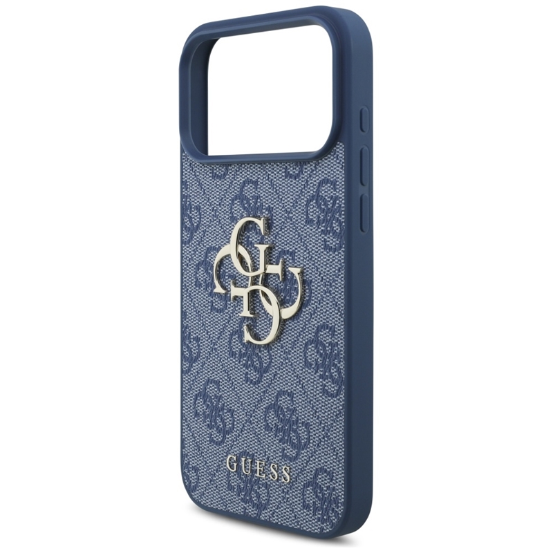 Guess 4G Big Logo - Etui iPhone 17 Pro Max (niebieski)