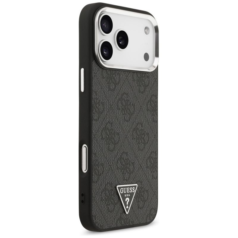 Guess 4G Triangle Logo MagSafe - Etui iPhone 17 Pro Max (czarny)