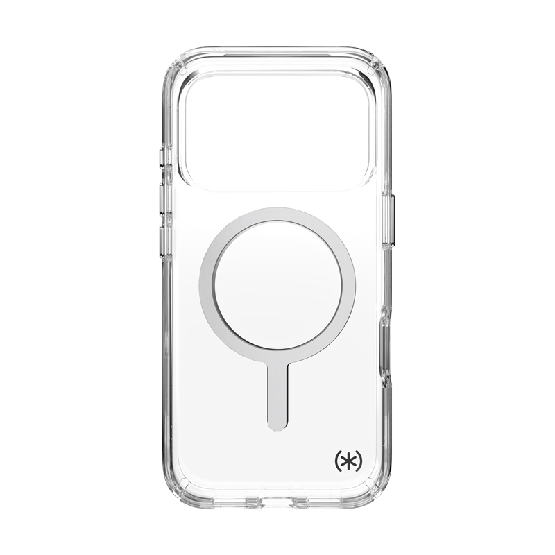 Speck Presidio Perfect Clear MagSafe - Etui iPhone 17 Pro (Clear / Silver)