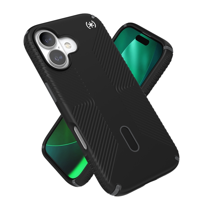 Speck Presidio2 Grip ClickLock & MagSafe - Etui iPhone 17 (Black / Slate Grey / White)