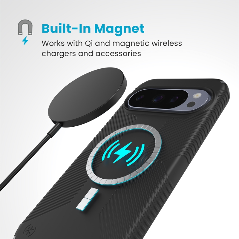 Speck Presidio2 Grip Magnet - Etui Google Pixel 10 Pro XL (Black/Slate Grey)