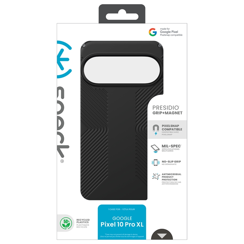 Speck Presidio2 Grip Magnet - Etui Google Pixel 10 Pro XL (Black/Slate Grey)