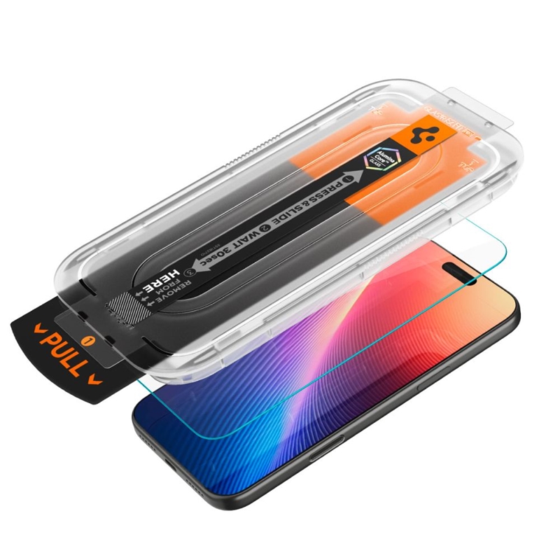 Spigen GLAS.TR EZ Fit Pro - Szkło hartowane do iPhone 17 Pro Max / 16 Pro Max