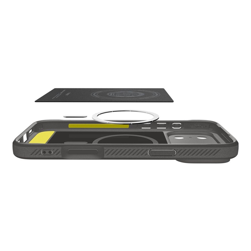 Spigen Rugged Armor Mag MagSafe - Etui do iPhone 17 Pro (Grey)