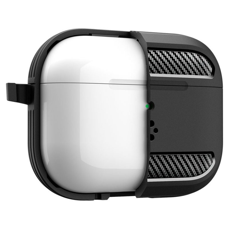 Spigen Rugged Armor - Etui do Apple AirPods Pro 3 (Matte Black)