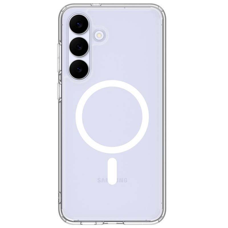 Spigen Ultra Hybrid Mag MagSafe - Etui do Samsung Galaxy S25 FE (Clear/White)