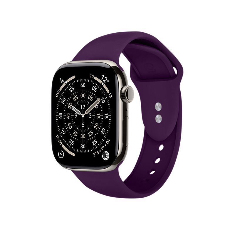 Crong Liquid - Pasek do Apple Watch 38/40/41/42 mm (śliwkowy)