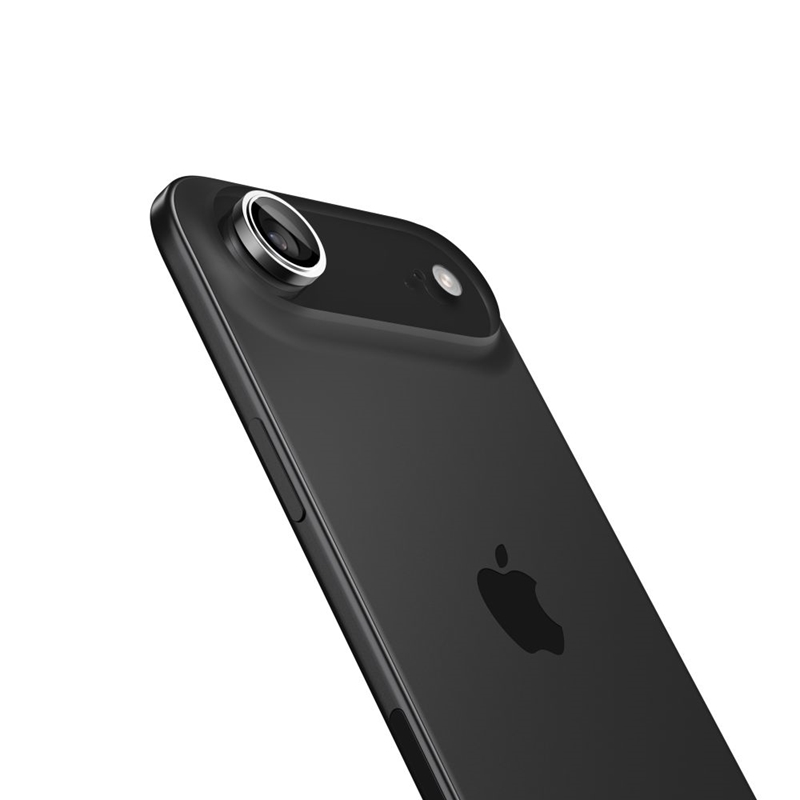 Spigen Optik Pro GLAS.TR EZ Fit Camera Protector 2-Pack - Szkło ochronne na obiektyw do iPhone Air (2 szt) (Silver)
