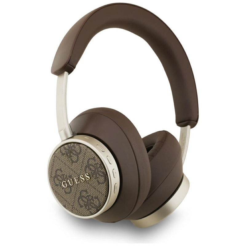 Guess 4G Classic Logo - Bezprzewodowe słuchawki nauszne Bluetooth (brązowy)