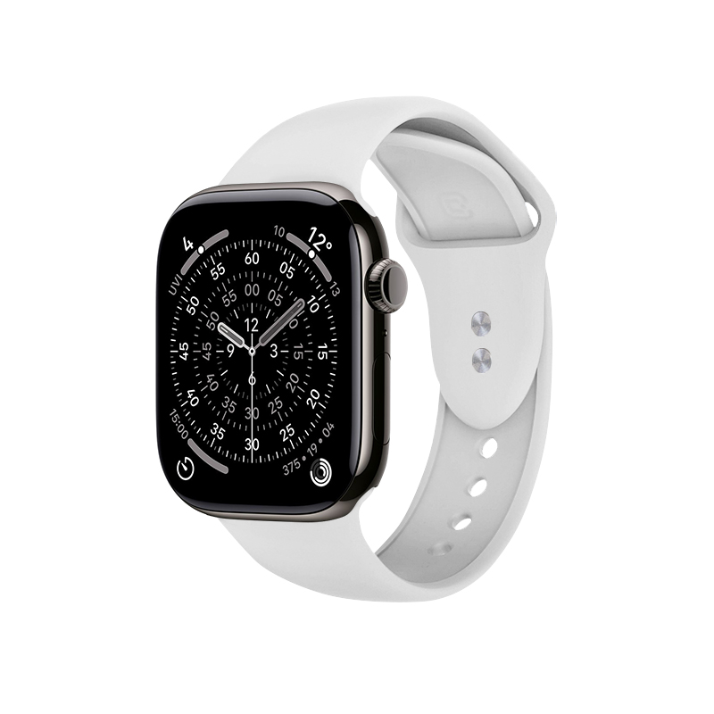 Crong Liquid - Pasek do Apple Watch 38/40/41/42 mm (biały)