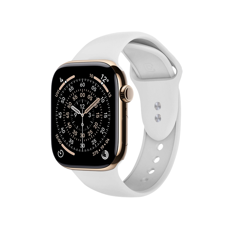 Crong Liquid - Pasek do Apple Watch 38/40/41/42 mm (biały)