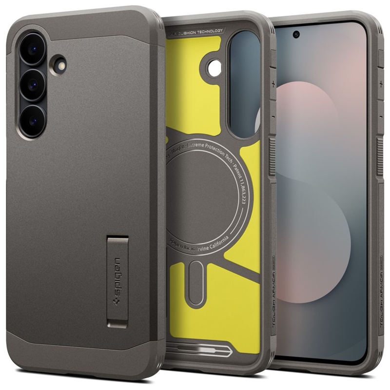 Spigen Tough Armor MagSafe - Etui do Samsung Galaxy S25 FE (Gunmetal)