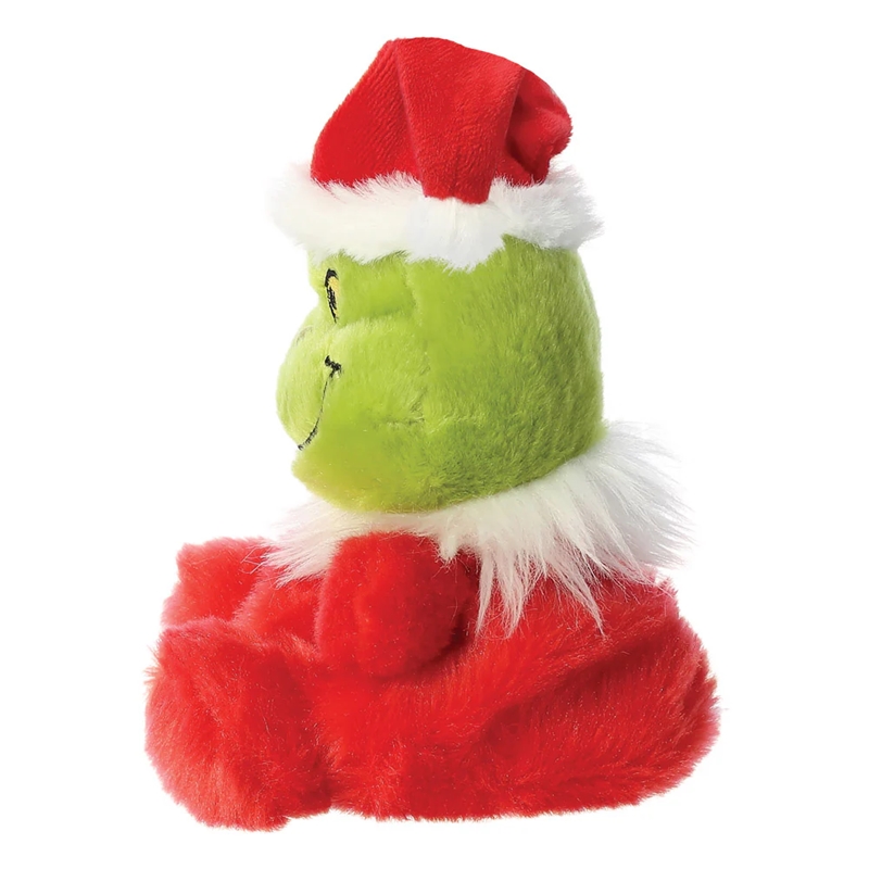 Grinch - Pluszowa maskotka / przytulanka siedzący Grinch w stroju Świętego Mikołaja 13 cm z kolekcji Palm Pals Eco-Friendly