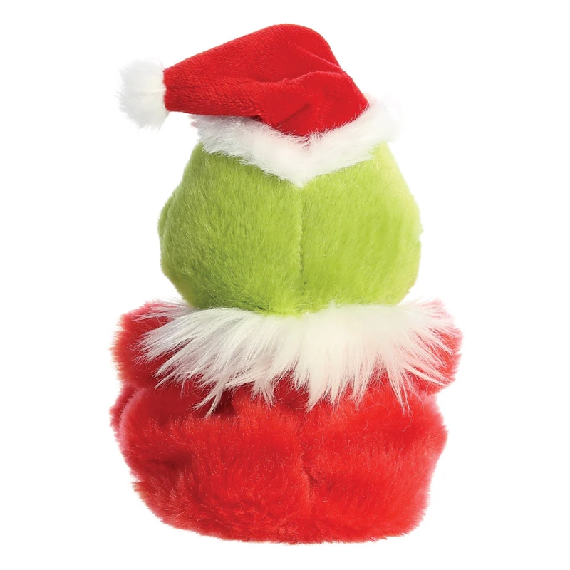 Grinch - Pluszowa maskotka / przytulanka siedzący Grinch w stroju Świętego Mikołaja 13 cm z kolekcji Palm Pals Eco-Friendly