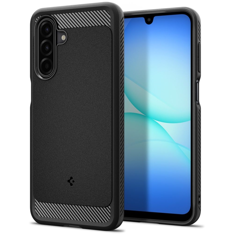Spigen Rugged Armor - Etui do Samsung Galaxy A17 4G / 5G (Czarny)
