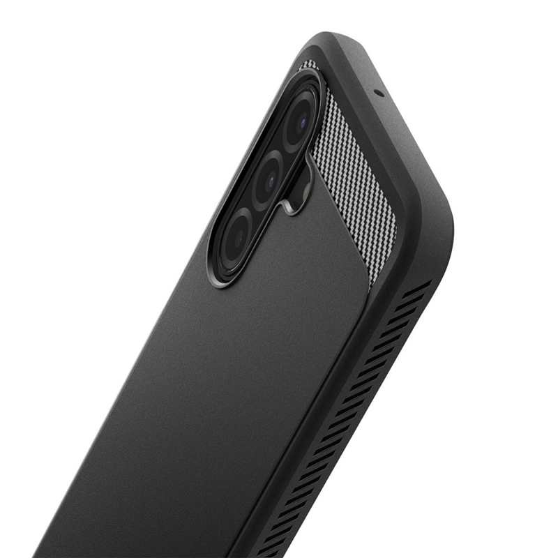 Spigen Rugged Armor - Etui do Samsung Galaxy A17 4G / 5G (Czarny)
