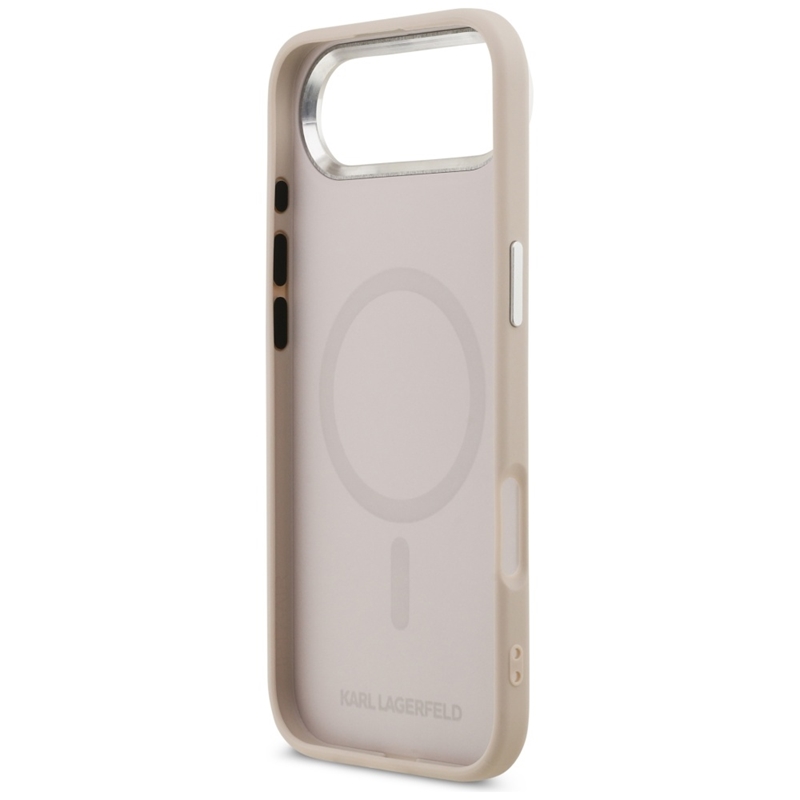 Karl Lagerfeld Karl & Choupette Pins MagSafe - Etui iPhone Air (różowy)