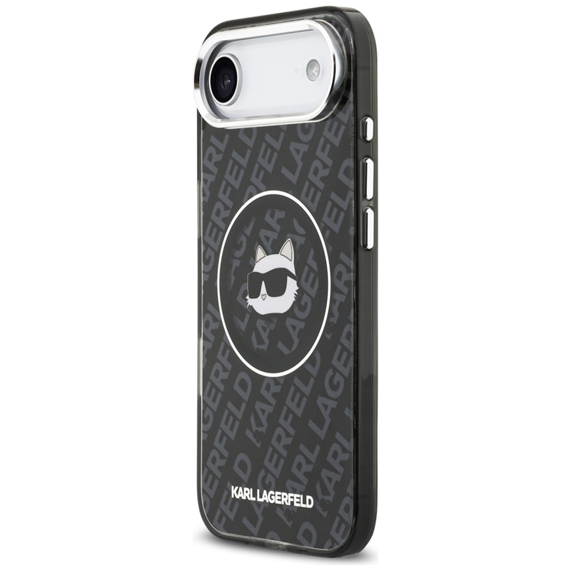 Karl Lagerfeld IML Choupette Head Logo MagSafe - Etui iPhone Air (czarny)