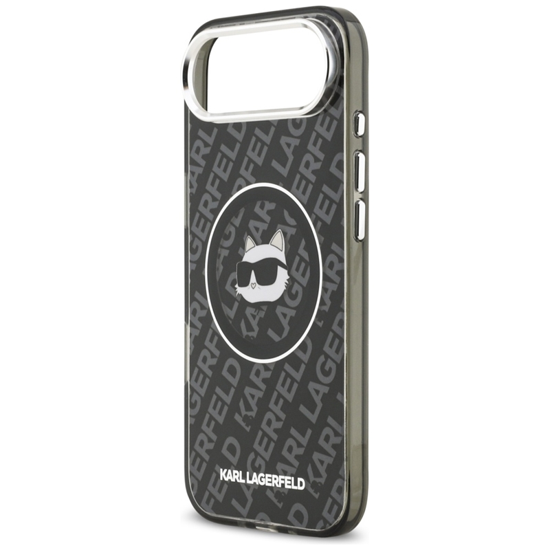 Karl Lagerfeld IML Choupette Head Logo MagSafe - Etui iPhone Air (czarny)