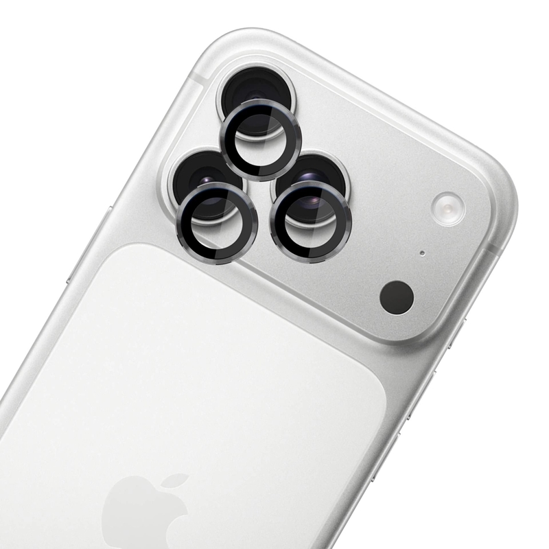3mk Lens Protection Pro - Szkło na obiektyw aparatu iPhone 17 Pro / iPhone 17 Pro Max (Titanium Gray)